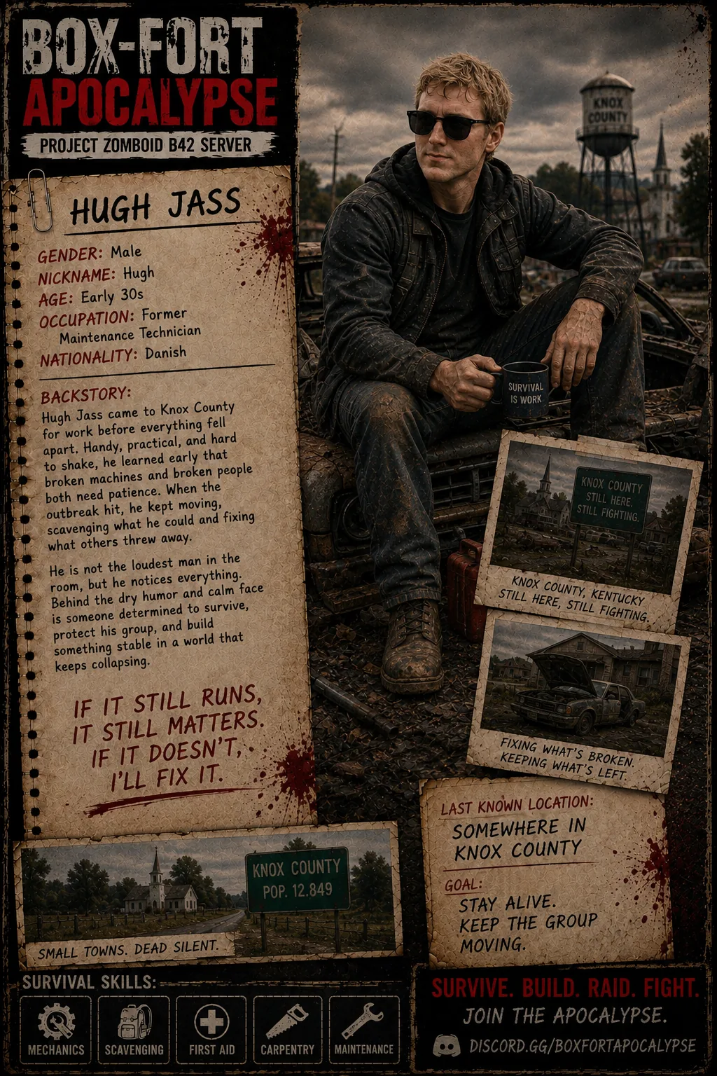 Hugh Jass character profile